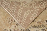 6x10 Beige and Light Brown Turkish Overdyed Rug