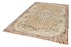 6x10 Beige and Light Brown Turkish Overdyed Rug