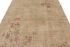 7x10 Beige and Light Red Turkish Anatolian Rug