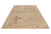 7x10 Beige and Light Red Turkish Anatolian Rug