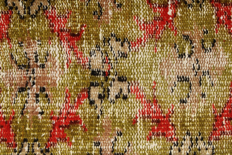 6x10 Mustard and Red Turkish Anatolian Rug