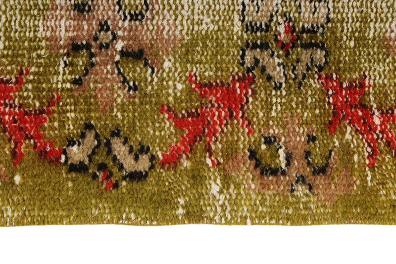 6x10 Mustard and Red Turkish Anatolian Rug