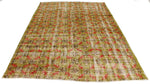 6x10 Mustard and Red Turkish Anatolian Rug