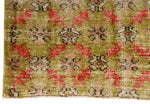 6x10 Mustard and Red Turkish Anatolian Rug