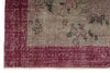 6x10 Brown and Burgundy Turkish Anatolian Rug