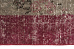 6x10 Brown and Burgundy Turkish Anatolian Rug