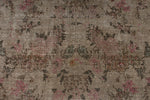 6x10 Brown and Burgundy Turkish Anatolian Rug