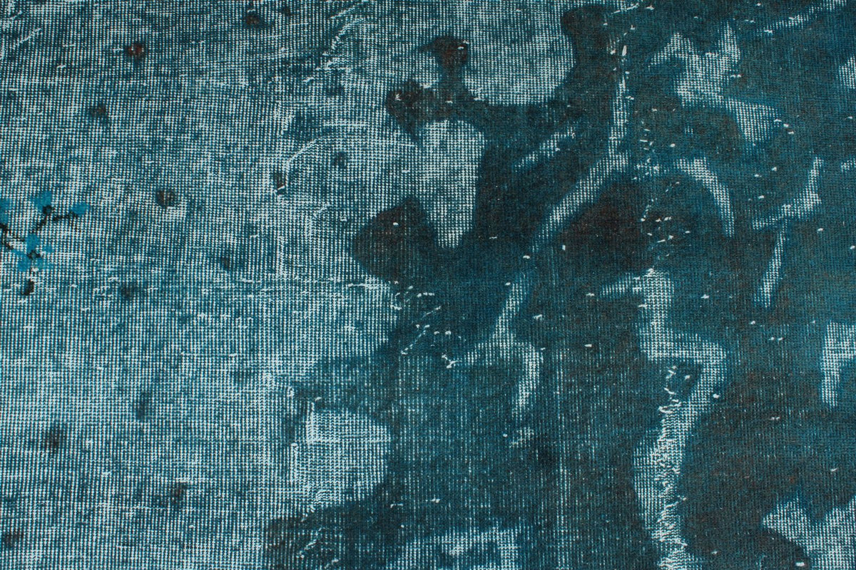 7x10 Blue and Navy Modern Contemporary Rug