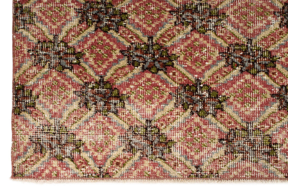7x10 Light Rust and Multicolor Turkish Anatolian Rug