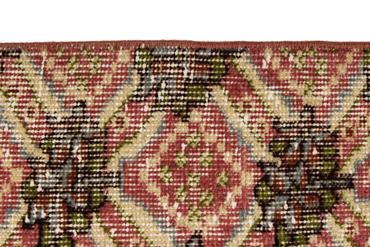7x10 Light Rust and Multicolor Turkish Anatolian Rug