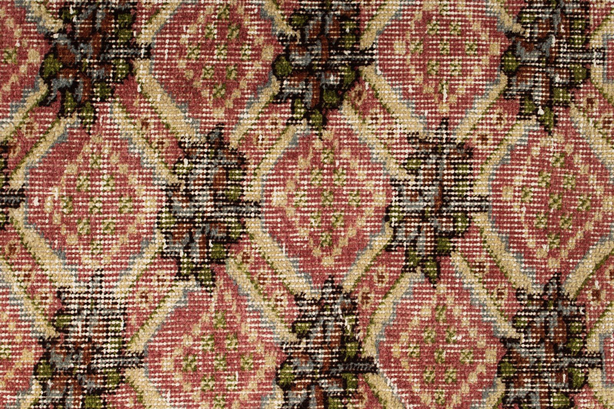 7x10 Light Rust and Multicolor Turkish Anatolian Rug