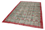 6x9 Multicolor and Red Turkish Anatolian Rug