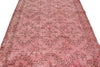 6x10 Pink and Light Brown Turkish Overdyed Rug