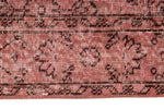 6x10 Pink and Light Brown Turkish Overdyed Rug