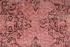 6x10 Pink and Light Brown Turkish Overdyed Rug