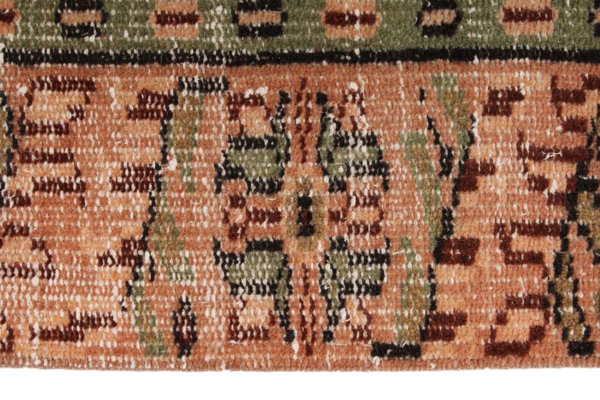 6x9 Red and Multicolor Turkish Overdyed Rug