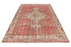 6x10 Rust and Ivory Turkish Overdyed Rug