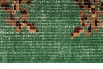 6x9 Green and Multicolor Turkish Overdyed Rug