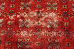 6x9 Red and Multicolor Turkish Anatolian Rug