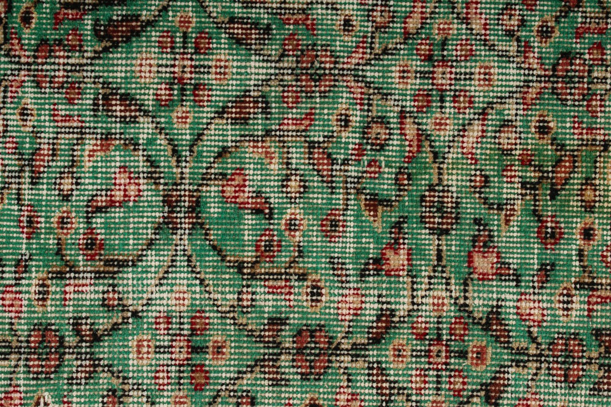 5x9 Green and Multicolor Modern Contemporary Rug