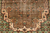 6x10 Light Brown and Multicolor Modern Contemporary Rug