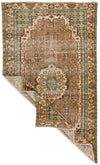 6x10 Light Brown and Multicolor Modern Contemporary Rug