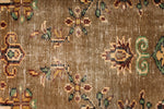 6x10 Light Brown and Multicolor Modern Contemporary Rug