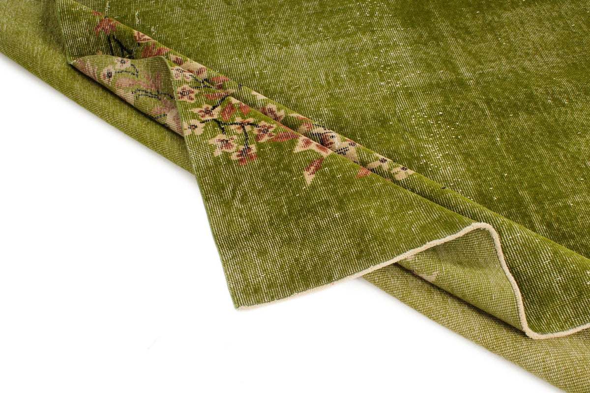 6x9 Green and Multicolor Modern Contemporary Rug
