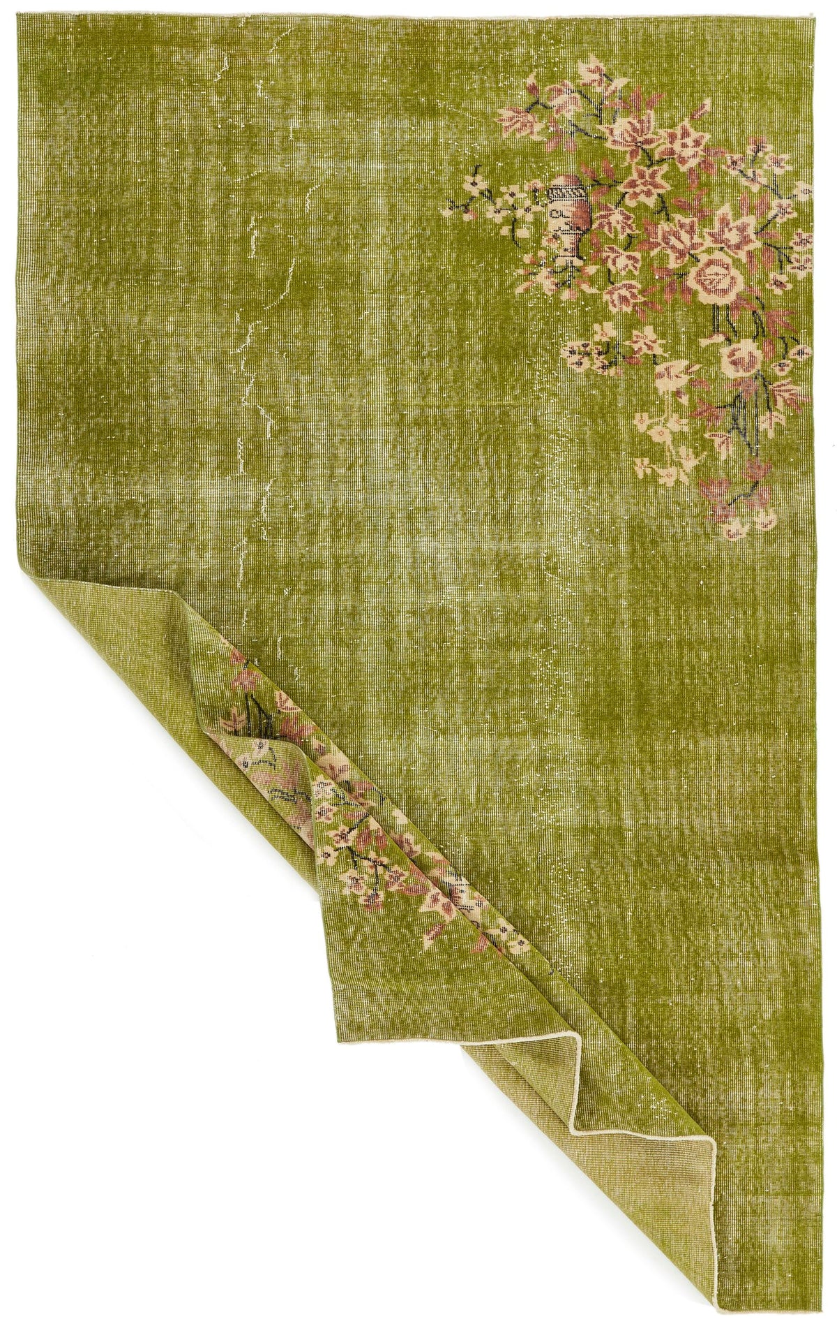 6x9 Green and Multicolor Modern Contemporary Rug