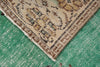 6x9 Mint and Ivory Turkish Overdyed Rug