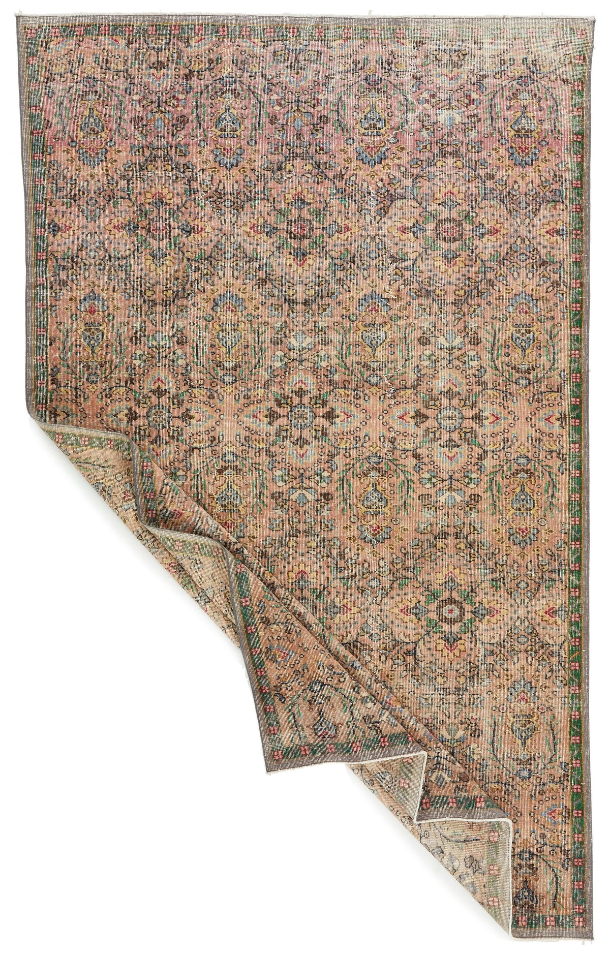 6x10 Multicolor Turkish Anatolian Rug