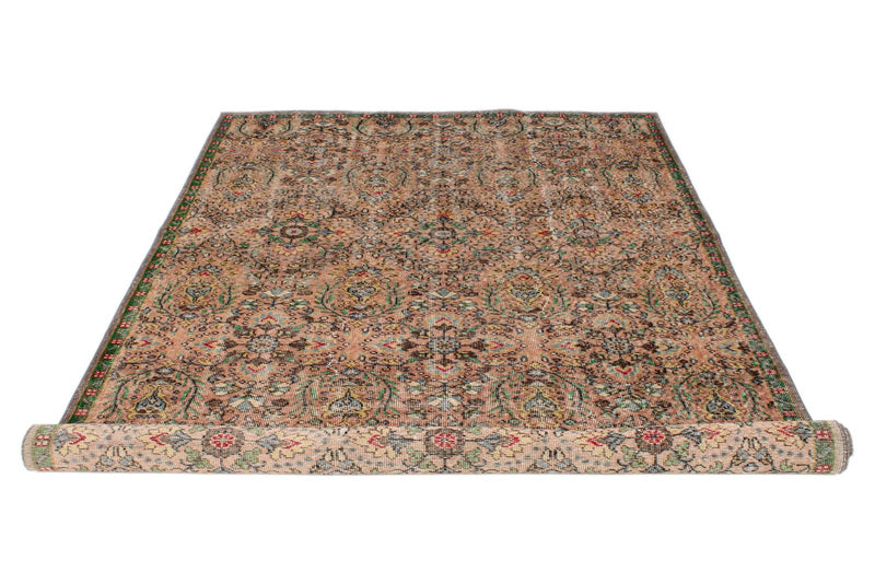 6x10 Multicolor Turkish Anatolian Rug