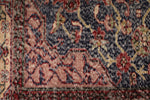 6x10 Navy and Multicolor Turkish Overdyed Rug