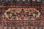 6x10 Navy and Multicolor Turkish Overdyed Rug