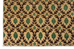 7x10 Beige and Green Turkish Anatolian Rug