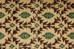 7x10 Beige and Green Turkish Anatolian Rug