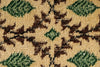 7x10 Beige and Green Turkish Anatolian Rug