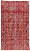 6x11 Burgundy and Light Red Turkish Anatolian Rug