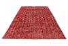 6x11 Burgundy and Light Red Turkish Anatolian Rug