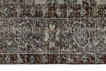 5x9 Blue and Brown Turkish Overdyed Rug