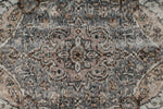 5x9 Blue and Brown Turkish Overdyed Rug