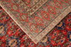 6x8 Red and Navy Turkish Overdyed Rug