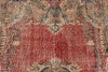 6x9 Red and Multicolor Turkish Overdyed Rug