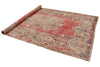 6x9 Red and Multicolor Turkish Overdyed Rug