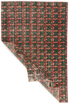 6x9 Red and Green Turkish Anatolian Rug