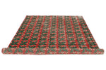 6x9 Red and Green Turkish Anatolian Rug