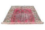 6x10 Pink and Multicolor Turkish Overdyed Rug