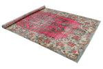 6x10 Pink and Multicolor Turkish Overdyed Rug