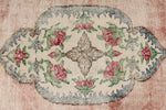 7x10 Rose and Light Blue Turkish Overdyed Rug