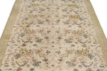 6x10 Ivory and Beige Turkish Overdyed Rug